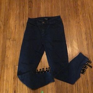 Womens ankle skinny jeans